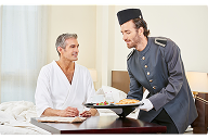 Guest service in hotel room