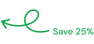 Save 25%